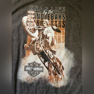 Harley-Davidson Graphic Tee Historic Harley Topeka KS XL New